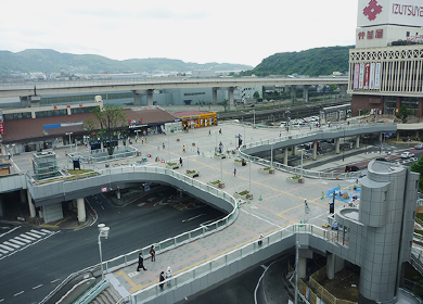 黒崎駅前広場の写真